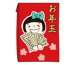 KOKESHI-JOSHI FOUR SEASONS sticker #3035612