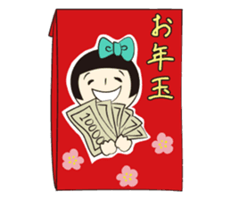 KOKESHI-JOSHI FOUR SEASONS sticker #3035612