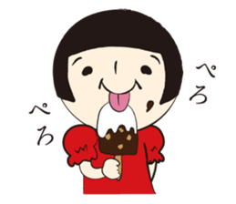 KOKESHI-JOSHI FOUR SEASONS sticker #3035629