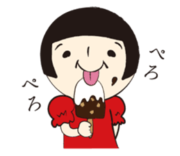 KOKESHI-JOSHI FOUR SEASONS sticker #3035629