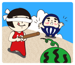 KOKESHI-JOSHI FOUR SEASONS sticker #3035630