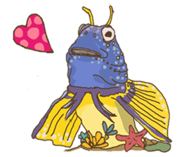 Scuba Divers Loves Fish Under the Sea! sticker #3035974