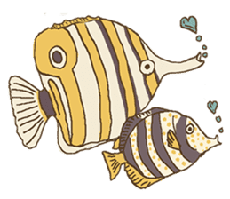 Scuba Divers Loves Fish Under the Sea! sticker #3035996