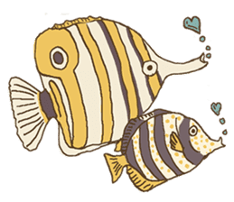 Scuba Divers Loves Fish Under the Sea! sticker #3035996