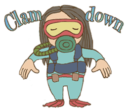 Scuba Divers Loves Fish Under the Sea! sticker #3036007