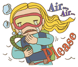 Scuba Divers Loves Fish Under the Sea! sticker #3036009