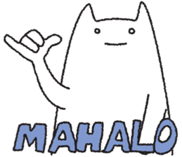 TOTO A HAWAIIAN SURFER CAT sticker #3036532