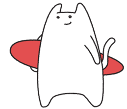 TOTO A HAWAIIAN SURFER CAT sticker #3036568