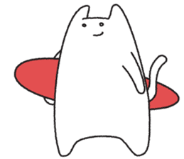 TOTO A HAWAIIAN SURFER CAT sticker #3036568