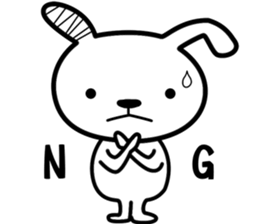 RABBIT&PIG sticker #3036822