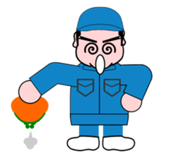 The operative who works at a factory sticker #3036967