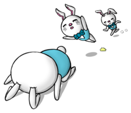 Bunny of normal state of mind sticker #3037026