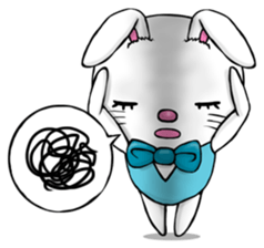 Bunny of normal state of mind sticker #3037030