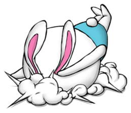 Bunny of normal state of mind sticker #3037035