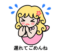 Mermaid life sticker #3037494