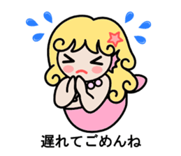 Mermaid life sticker #3037494
