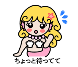 Mermaid life sticker #3037495