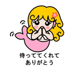 Mermaid life sticker #3037497