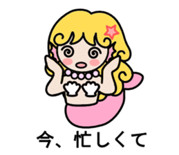 Mermaid life sticker #3037498