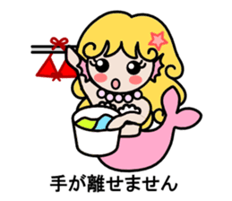 Mermaid life sticker #3037499