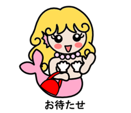 Mermaid life sticker #3037501