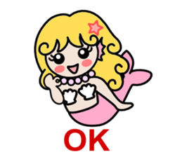 Mermaid life sticker #3037503