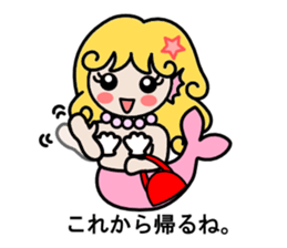 Mermaid life sticker #3037504