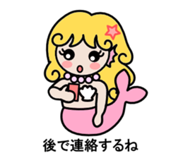 Mermaid life sticker #3037505