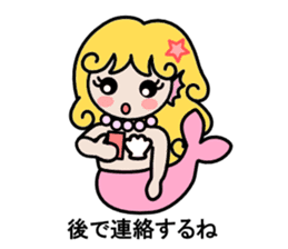 Mermaid life sticker #3037505