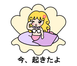 Mermaid life sticker #3037506