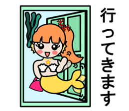 Mermaid life sticker #3037512