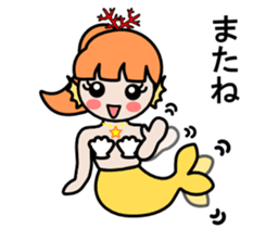 Mermaid life sticker #3037516