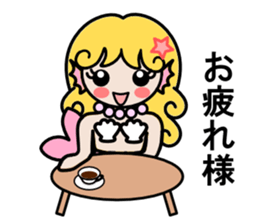 Mermaid life sticker #3037518