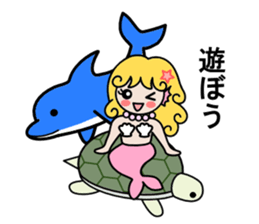 Mermaid life sticker #3037519