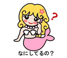 Mermaid life sticker #3037520