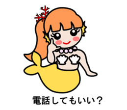 Mermaid life sticker #3037521