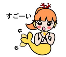 Mermaid life sticker #3037527