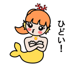 Mermaid life sticker #3037529