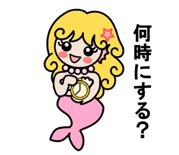 Mermaid life sticker #3037530