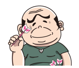 DARTS MAN sticker #3038209