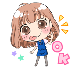 Working girl Maki sticker #3039293