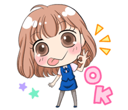 Working girl Maki sticker #3039293