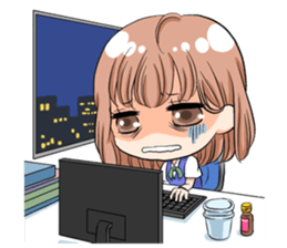 Working girl Maki sticker #3039321