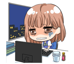 Working girl Maki sticker #3039321