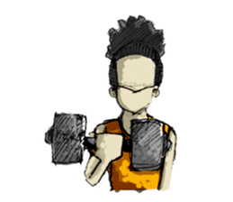 TAHN AFRO sticker #3039428