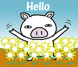 Message of piglets 4 sticker #3039931