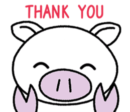Message of piglets 4 sticker #3039950
