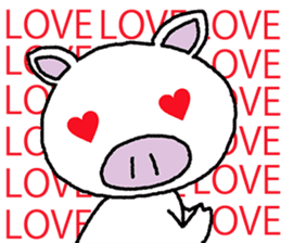 Message of piglets 4 sticker #3039954
