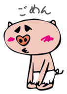 love pigs sticker #3040913