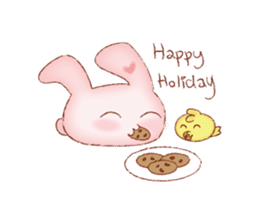 PuniBani: Happy Holiday sticker #3040980